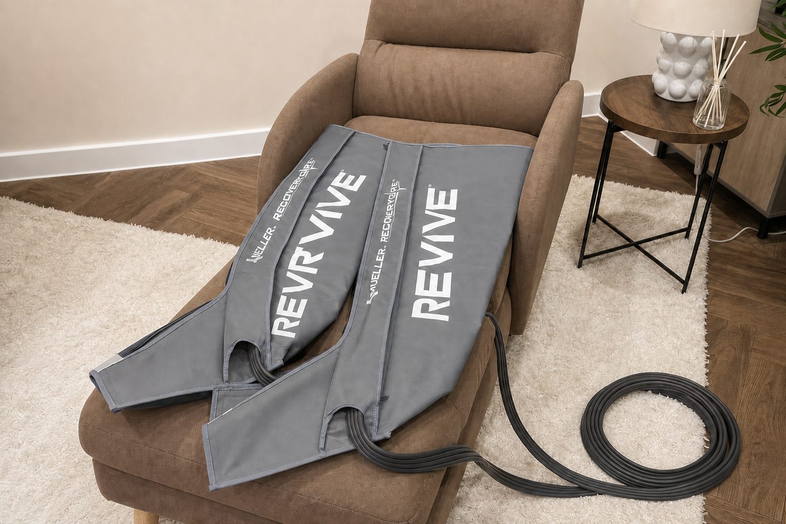 Recovery compression boots at Hanbury Health in Milton Keynes