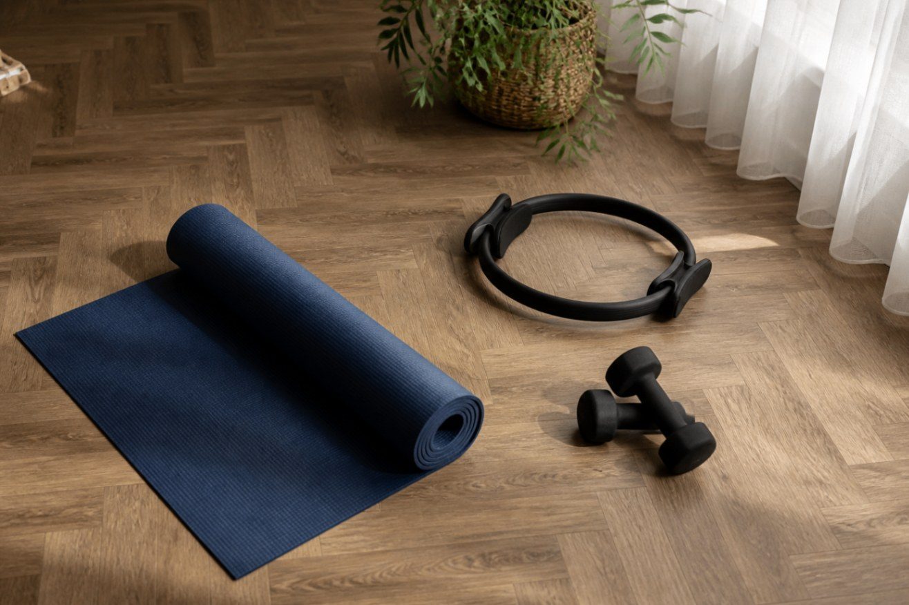 Combining yoga, Pilates and strength for perimenopause at Hanbury Health, Milton Keynes