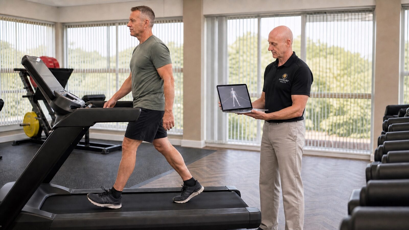 Movement and gait analysis at Hanbury Health, Milton Keynes