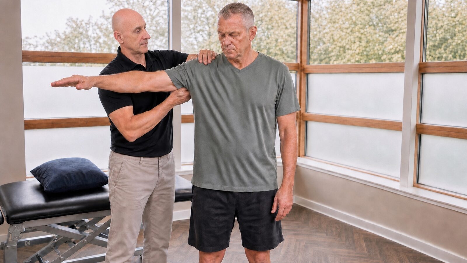 Rotator cuff and shoulder assessment at Hanbury Health, Milton Keynes