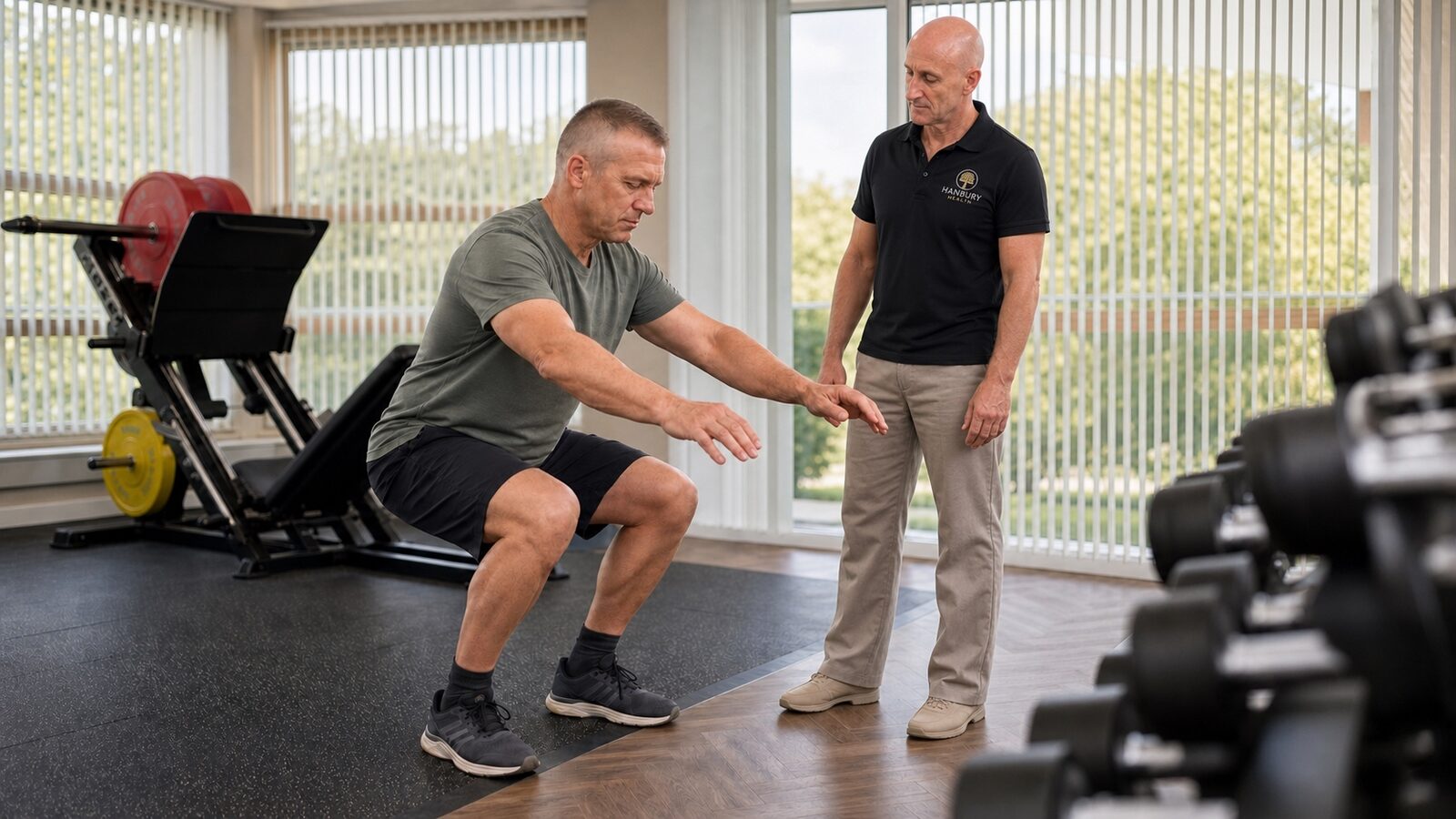 Runner's knee assessment at Hanbury Health, Milton Keynes