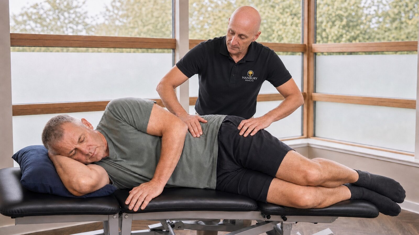 Sciatica assessment at Hanbury Health, Milton Keynes