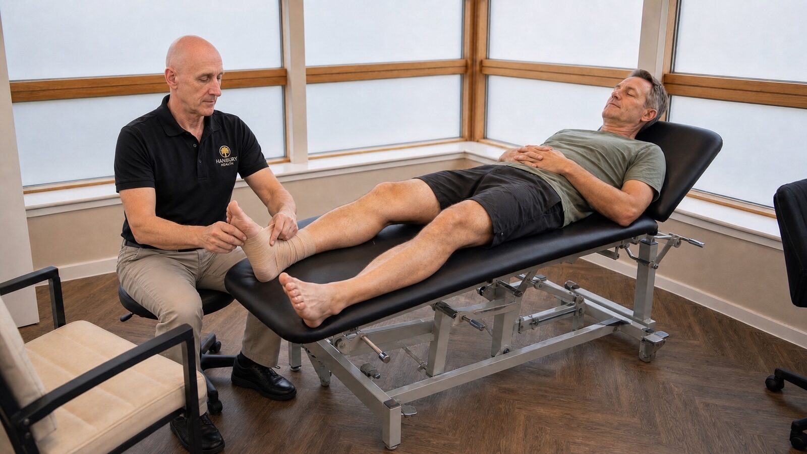 PEACE and LOVE injury management at Hanbury Health, Milton Keynes